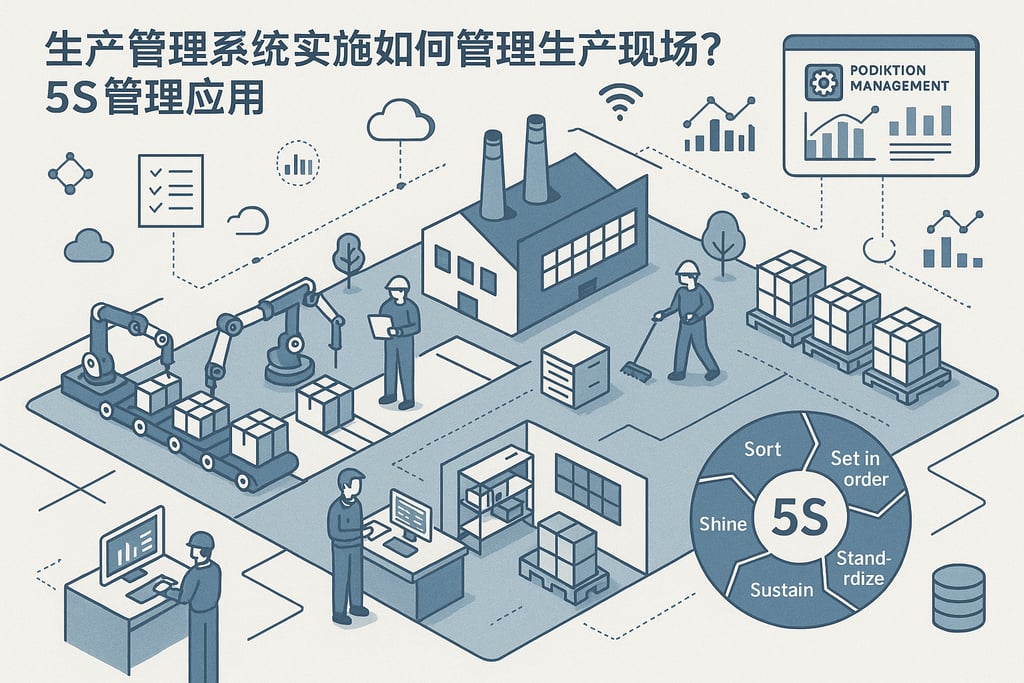 生产管理系统实施如何管理生产现场？5S 管理应用